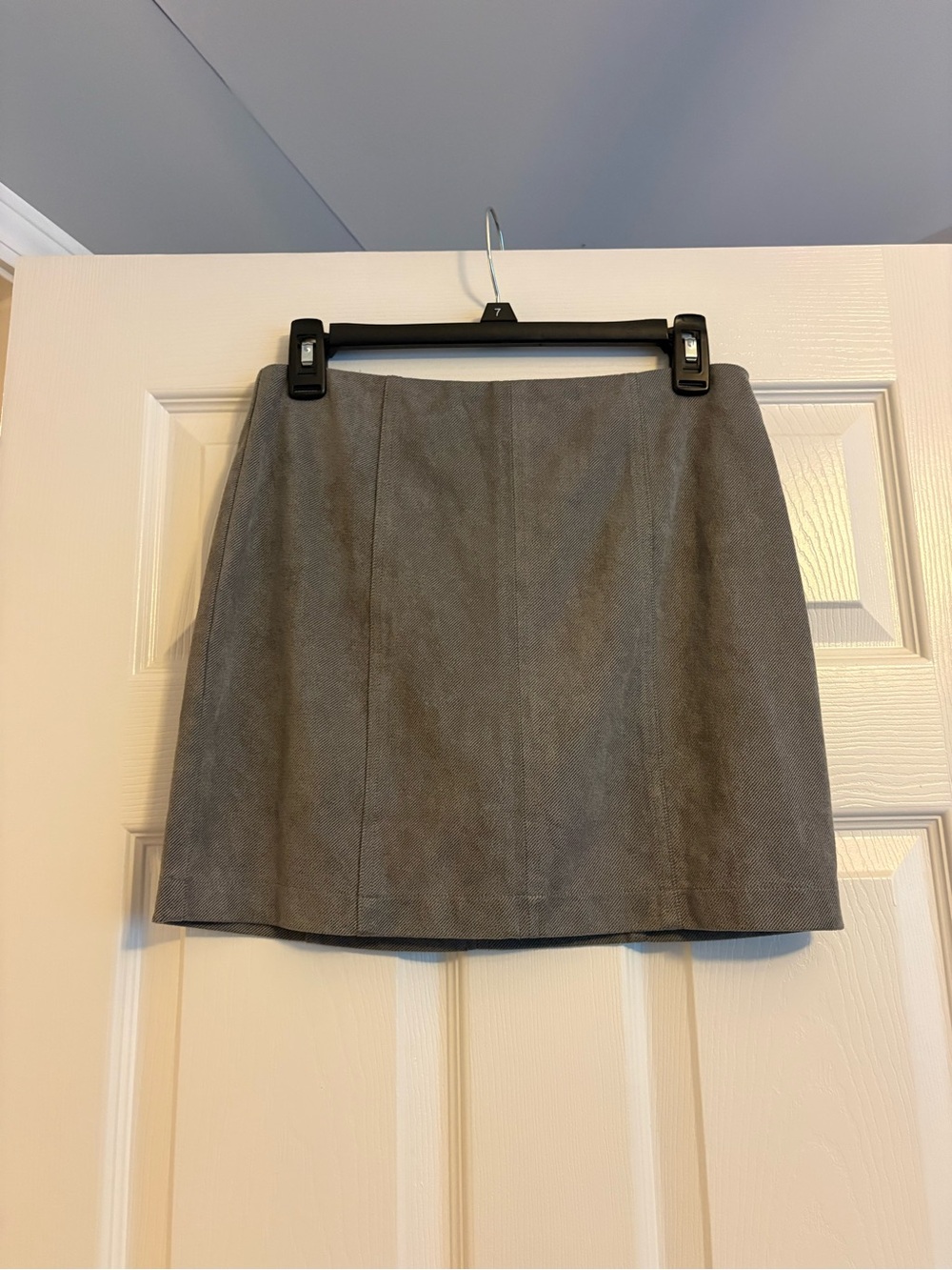 Classic Women's Gray Mini Skirt